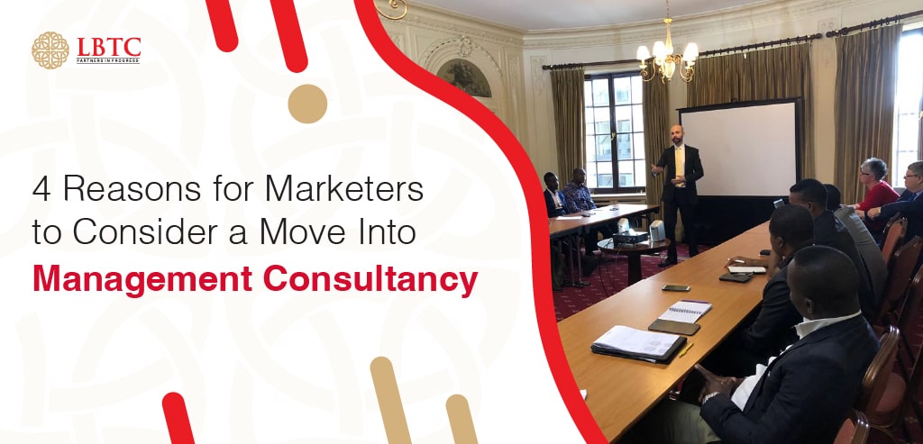 Four motives for marketers to think about entering the management consulting field