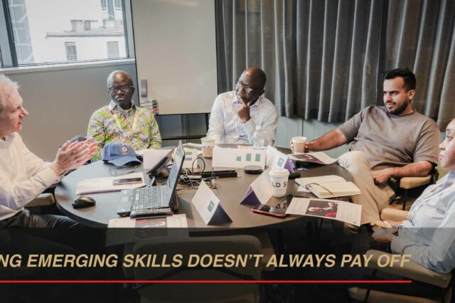 Learning Emerging Skills Doesn’t Always Pay Off